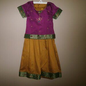 SOUTH INDIAN STYLE LEHENGA BLOUSE! NEW!!